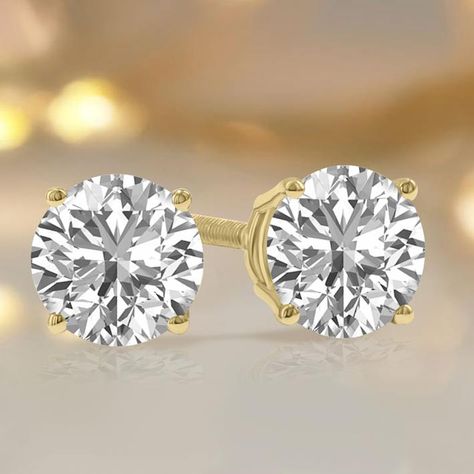4 prongs round cut