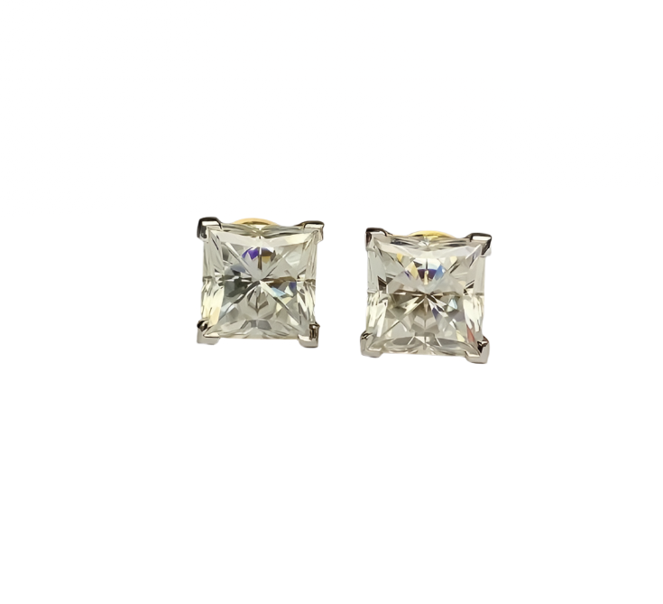 Princess- Solitaire Earring - Workwear