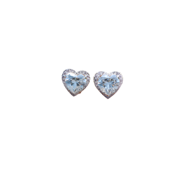 Heart Cut Solitaire Earring